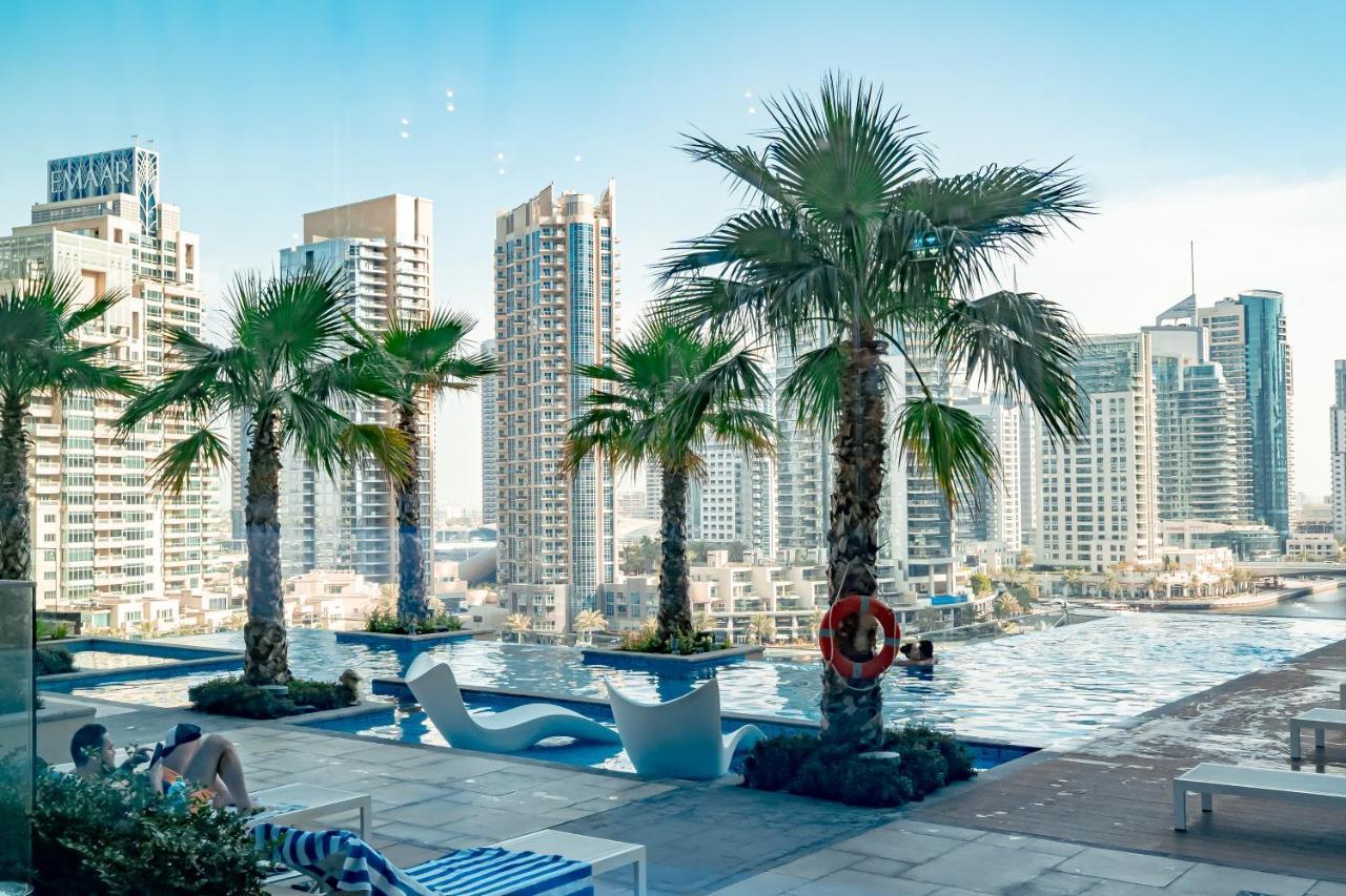 Higuests - Unique Studio With Stunning Panoramic Marina Views Dubai Bagian luar foto